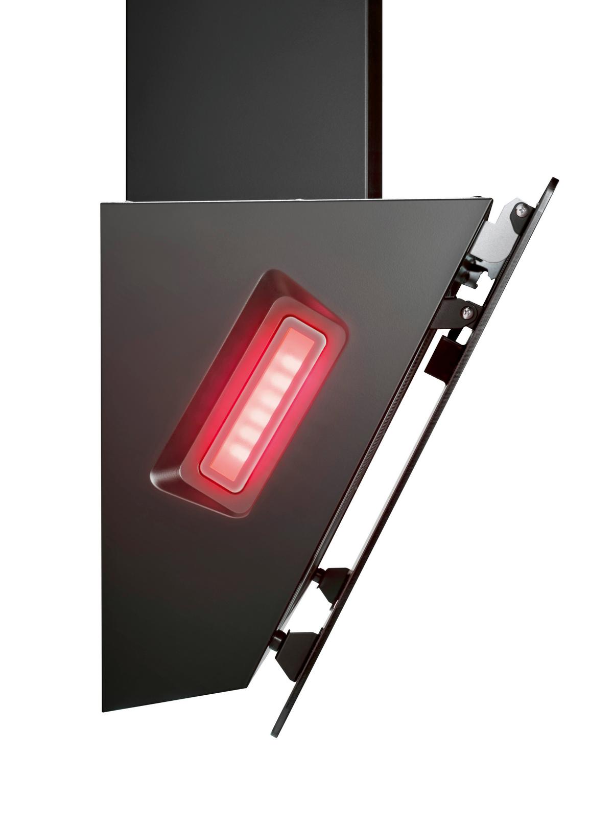 OKAP KUCHENNY DU 7611 G - czarny, Basics, metal/szkło (60/111,6/29,6cm) - Bomann