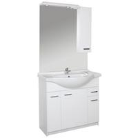Kuptilo Fiola Bb - bela, Konvencionalno, pločasti materijal/keramika (86,8/192/49cm)