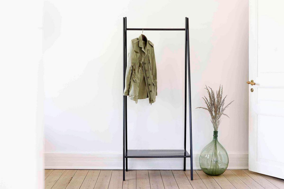 KLEIDERSTÄNDER NOBLE 5167020 - Schwarz, ROMANTIK / LANDHAUS, Holz (74/180/50cm) - MID.YOU