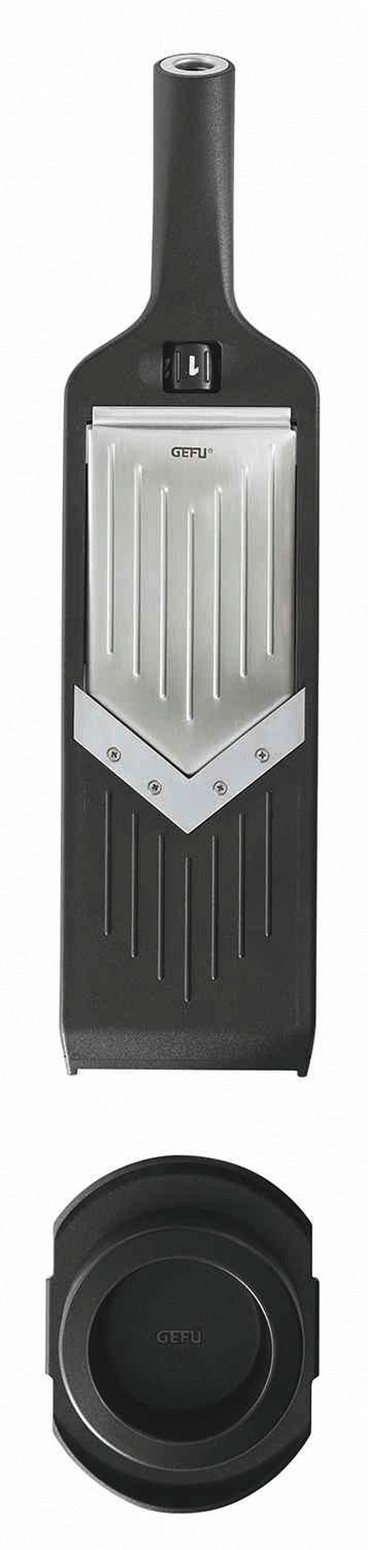 SZATKOWNICA DO WARZYW 50440 - czarny, Basics, tworzywo sztuczne/metal (32/9/5,5cm) - Gefu
