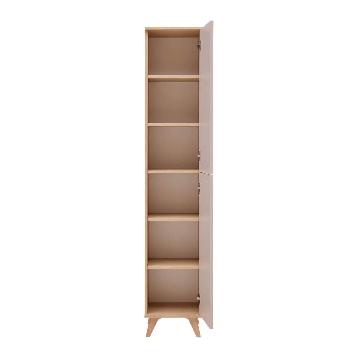 Visoka Omara Kalmar - kašmir/barve hrasta, Moderno, umetna masa/leseni material (35/185/35cm) - Mömax