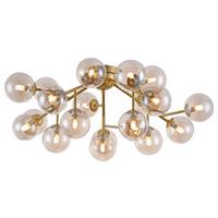 Deckenleuchte Dallas Goldfarben max. 28 Watt - Goldfarben, Trend, Glas/Metall (75/22,5/75cm) - MAYTONI