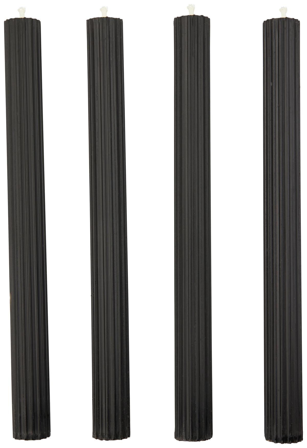 Namizna Sveča Classic I -Paz- - črna, Basics, naravni materiali/parafin (2,2/25cm) - Modern Living