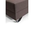 Tabure Mohito - krom/rjava, Moderno, kovina/tekstil (64/43/92cm) - Premium Living Tabure Mohito - krom/rjava, Moderno, kovina/tekstil (64/43/92cm) - Premium Living