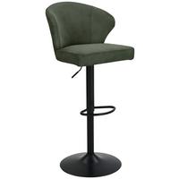 Barhocker Grün - Beige/Schwarz, Modern, Holz/Textil (55/116/58cm) - Mömax