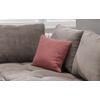 HÖRNSOFFA ALVITO - brun/korall, Design, trä/textil (298/202cm) - P & B