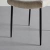 STOL ELIA - beige/svart, Modern, metall/trä (56/85/47cm) - Bessagi Home