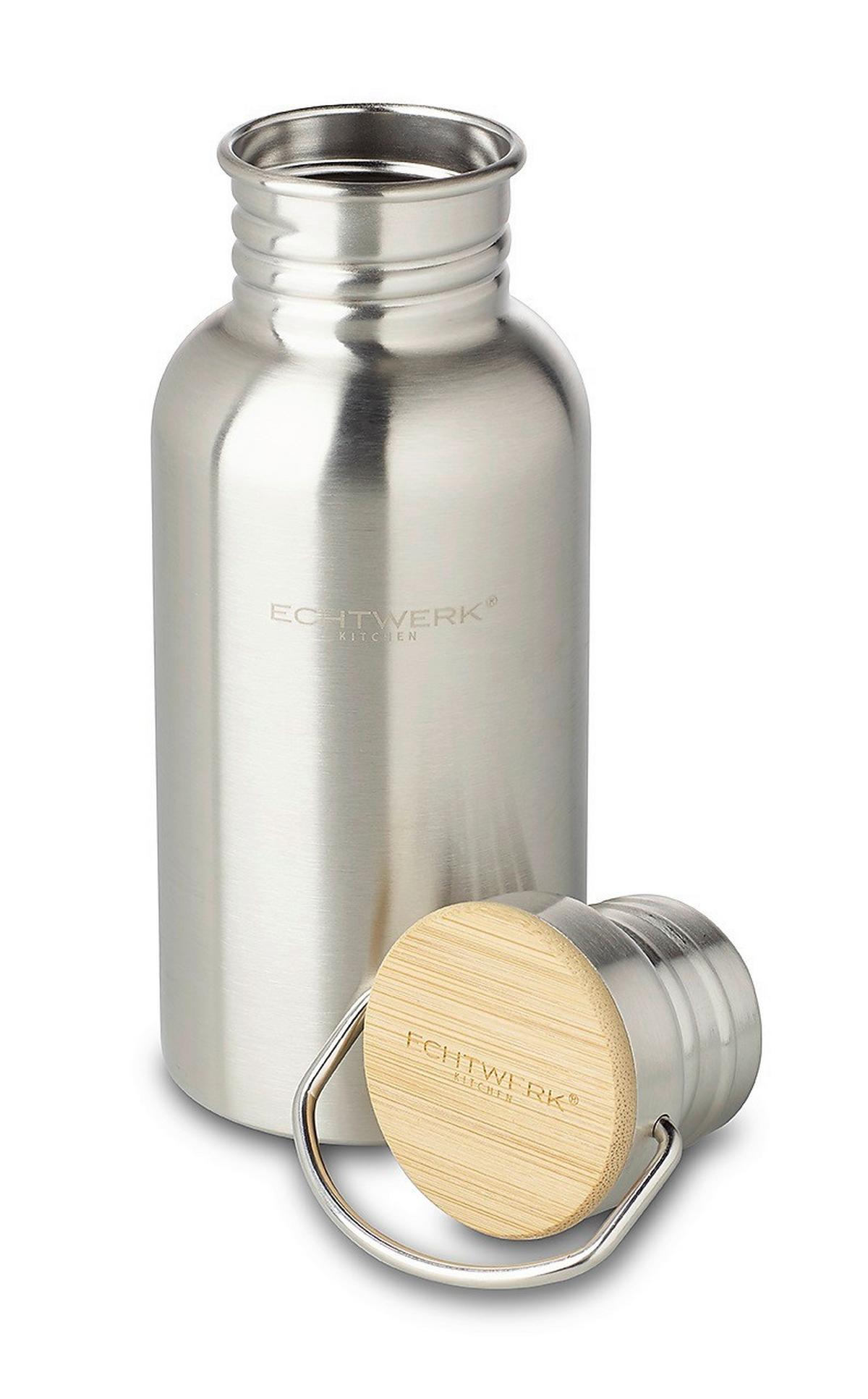 Sticlă termons cca. 500 ml - argintiu, Basics, metal (7/18cm) - Echtwerk