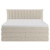 Boxspringbett Lina Beige ca. 180x200cm - Beige, KONVENTIONELL, Holz/Holzwerkstoff (180/200cm) - Premium Living