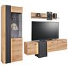 MEDIABÄNK VERDANA -TOP- - Modern, metall/trämaterial (208/66/45cm) - Mömax