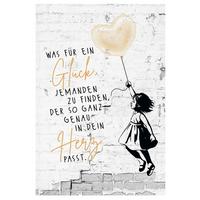 Postkarte Edelschwarz Multicolor - Basics, Papier (17,5/12cm)