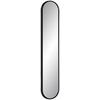 SPEGEL MONI SCHWARZ -SB- - svart, Modern, glas/plast (20/101/2,5cm) - Mömax