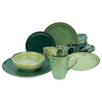 Kombinirani Servis Green Life, 16-Delni - zelena, keramika - Creatable