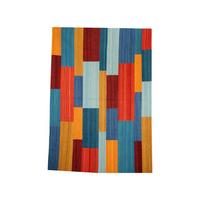 Flachwebeteppich Radical 330 Rot/multi 200x290 - Rot/Multicolor, Basics, Textil (200/290cm) - Kayoom