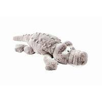 Plüschtier Krokodil in Creme/Taupe ca. 85cm - Taupe/Creme, Textil (85cm) - Modern Living