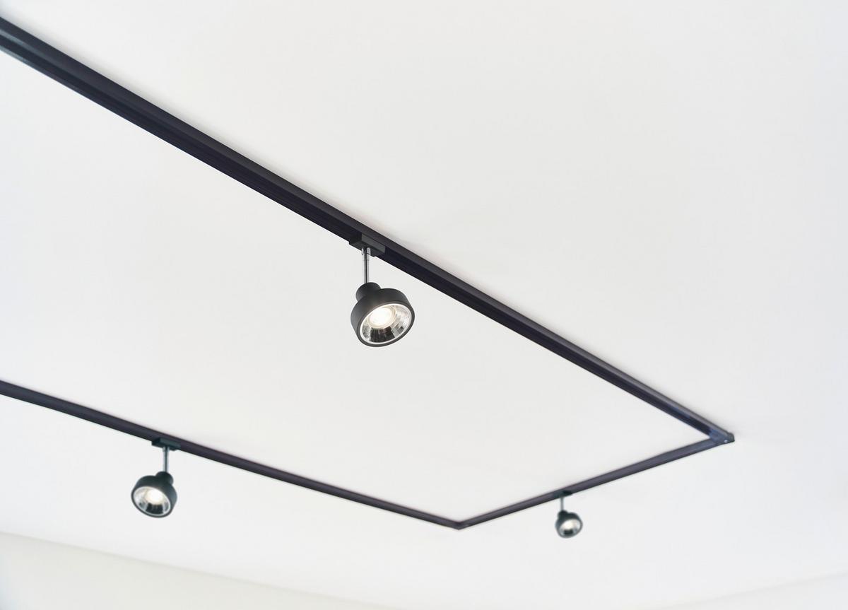 Schienensystem-Strahler Leon Duoline Schwarz max. 40 Watt - Schwarz, Basics, Metall (11/18cm) - Trio Leuchten