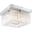 Deckenleuchte Ingolf, max. 33 Watt - Chromfarben, Glas/Metall (30/30/18cm) - MÖMAX modern living