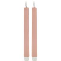Stabkerze Rina Rosa, 2er Set - Rosa (2,2/22cm) - Mömax