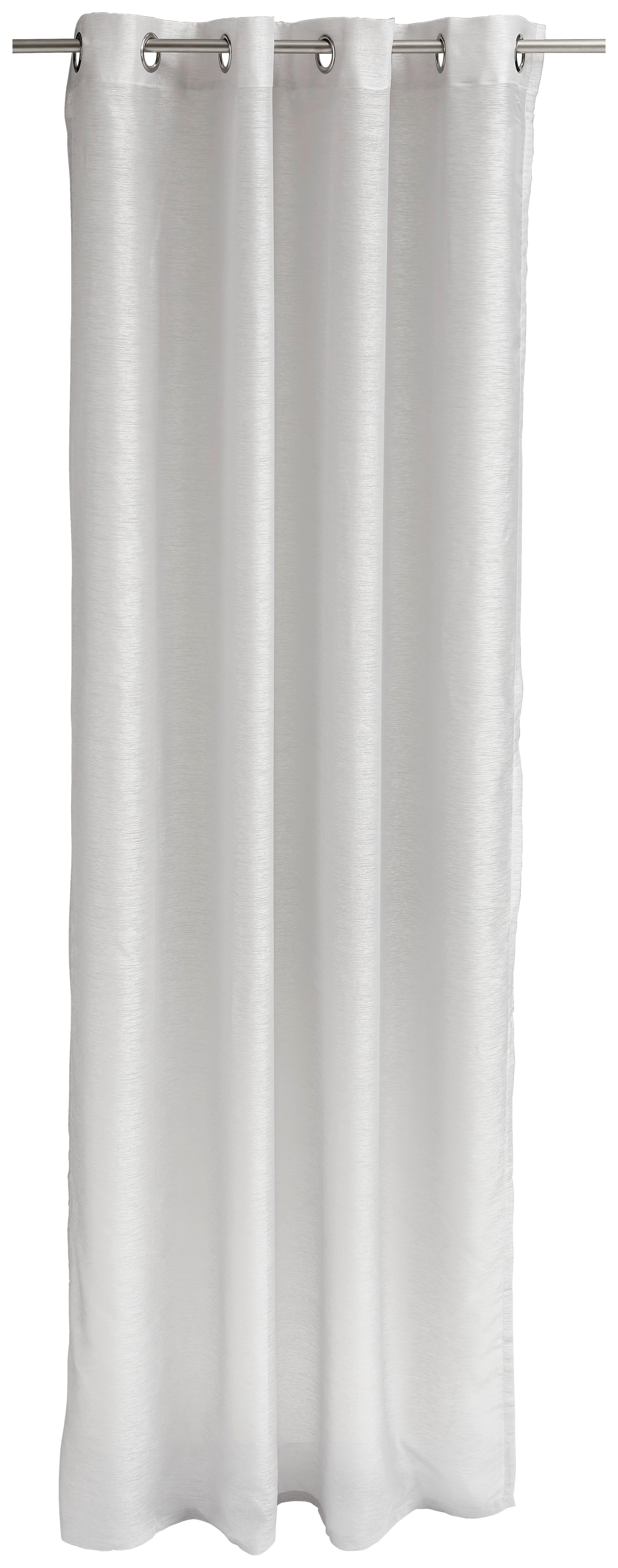 ZASŁONA NA PRZELOTKACH T-CLEAN TOM TAILOR - jasnoszary, Basics, tkanina (140/250cm) - Tom Tailor
