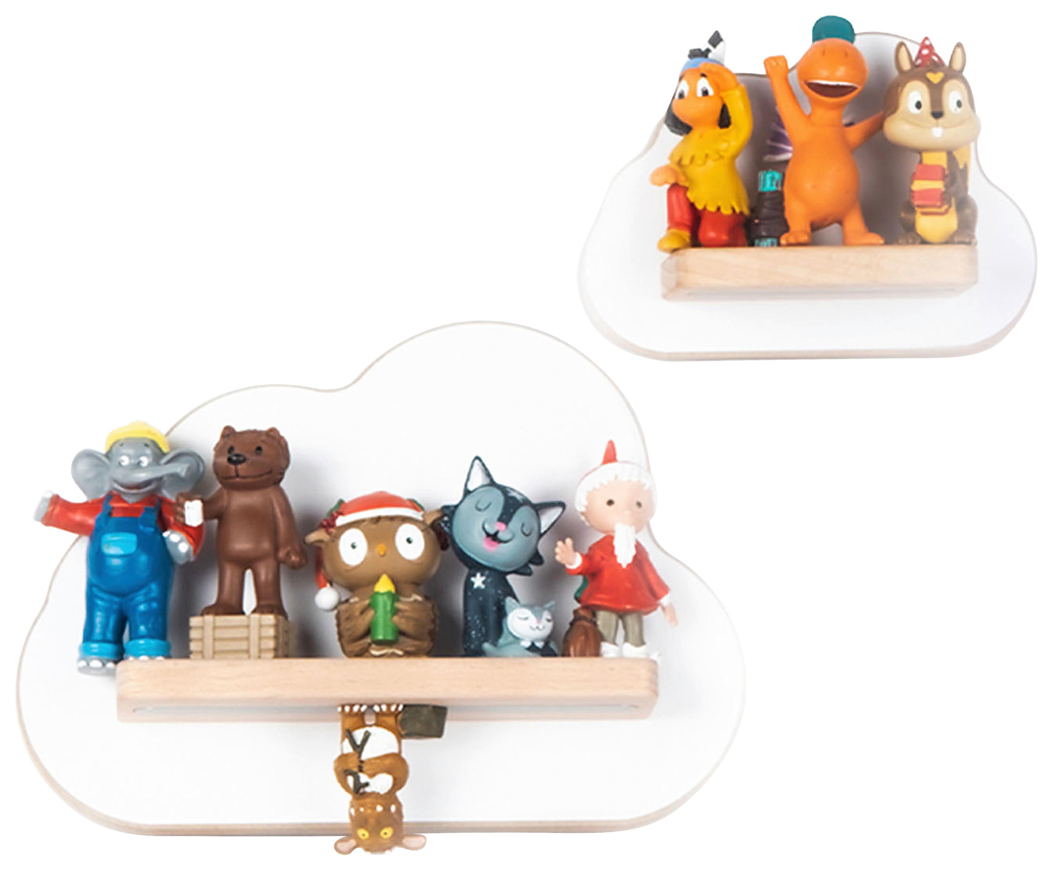 Kinderregal-Set Boarti Weiß - Weiß, MODERN, Holzwerkstoff (22/16/5cm) - Livetastic