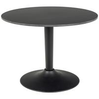 Dohányzóasztal Malta - fekete, fém/kerámia (60/45cm)