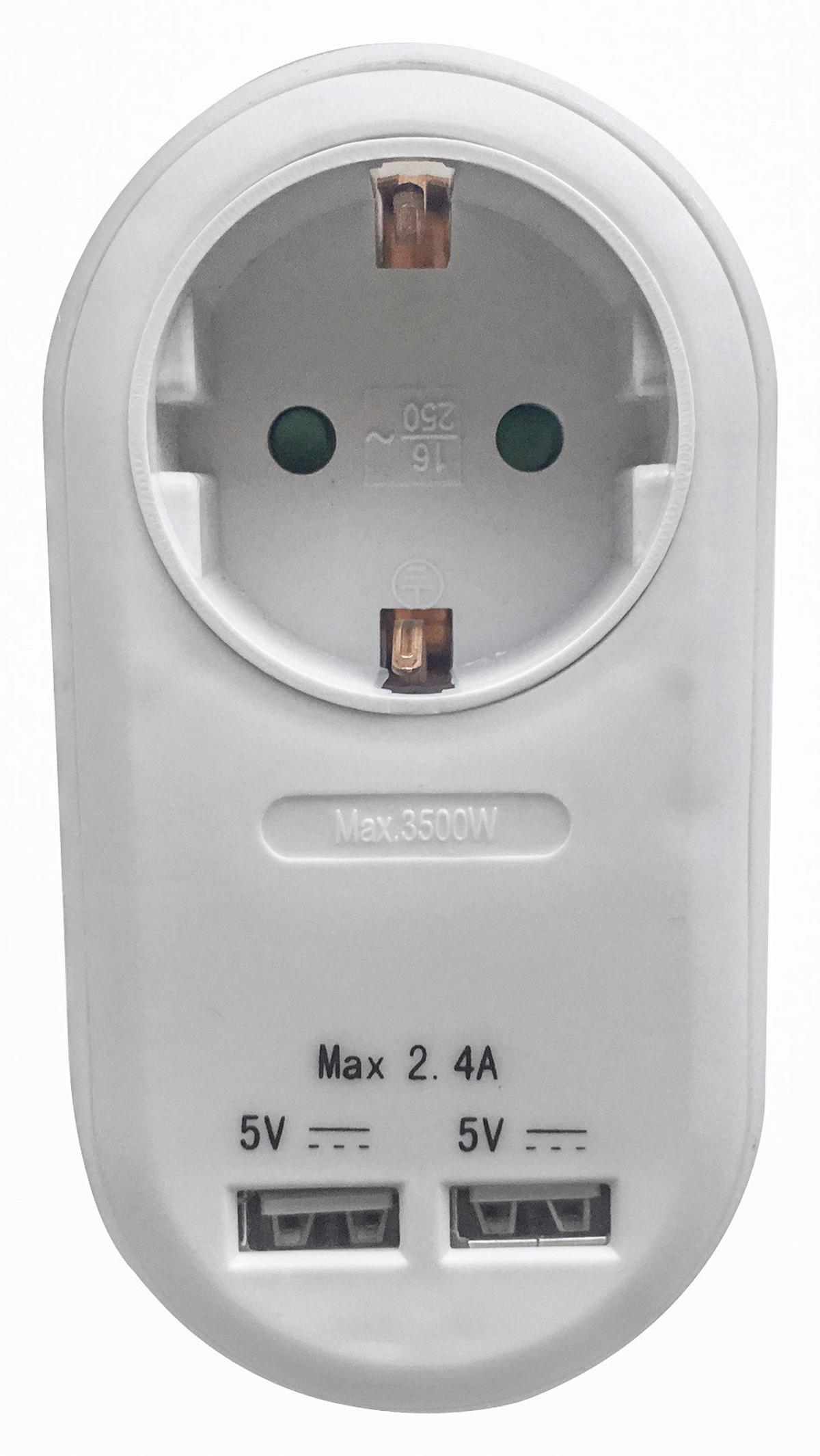 Adaptor Amir - plastic (10,8/5,6/7,22cm) - Mömax