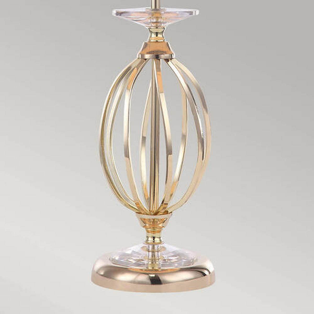 Stolna Svjetiljka Ag-Tl-Pol-Brass - boje mjeda, Konvencionalno, metal/tekstil (36/58cm) - Elstead Lighting