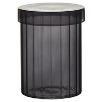 Dekodose Blacky Schwarz - Schwarz, Glas (10/13cm) - Mömax