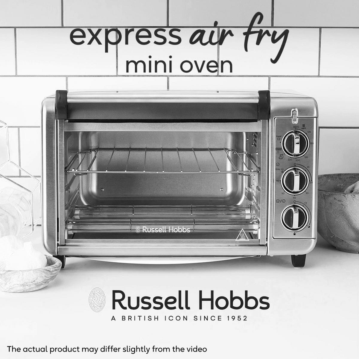 MINIPIEKARNIK EXPRESS AIRFRY - kolor stalowy, Basics, metal (36,5/27,8/45,1cm) - Russell Hobbs