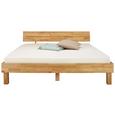 Bett aus Eiche Massiv ca. 180x200cm - Eichefarben, Natur, Holz (180/200cm) - Modern Living Bett aus Eiche Massiv ca. 180x200cm - Eichefarben, Natur, Holz (180/200cm) - Modern Living