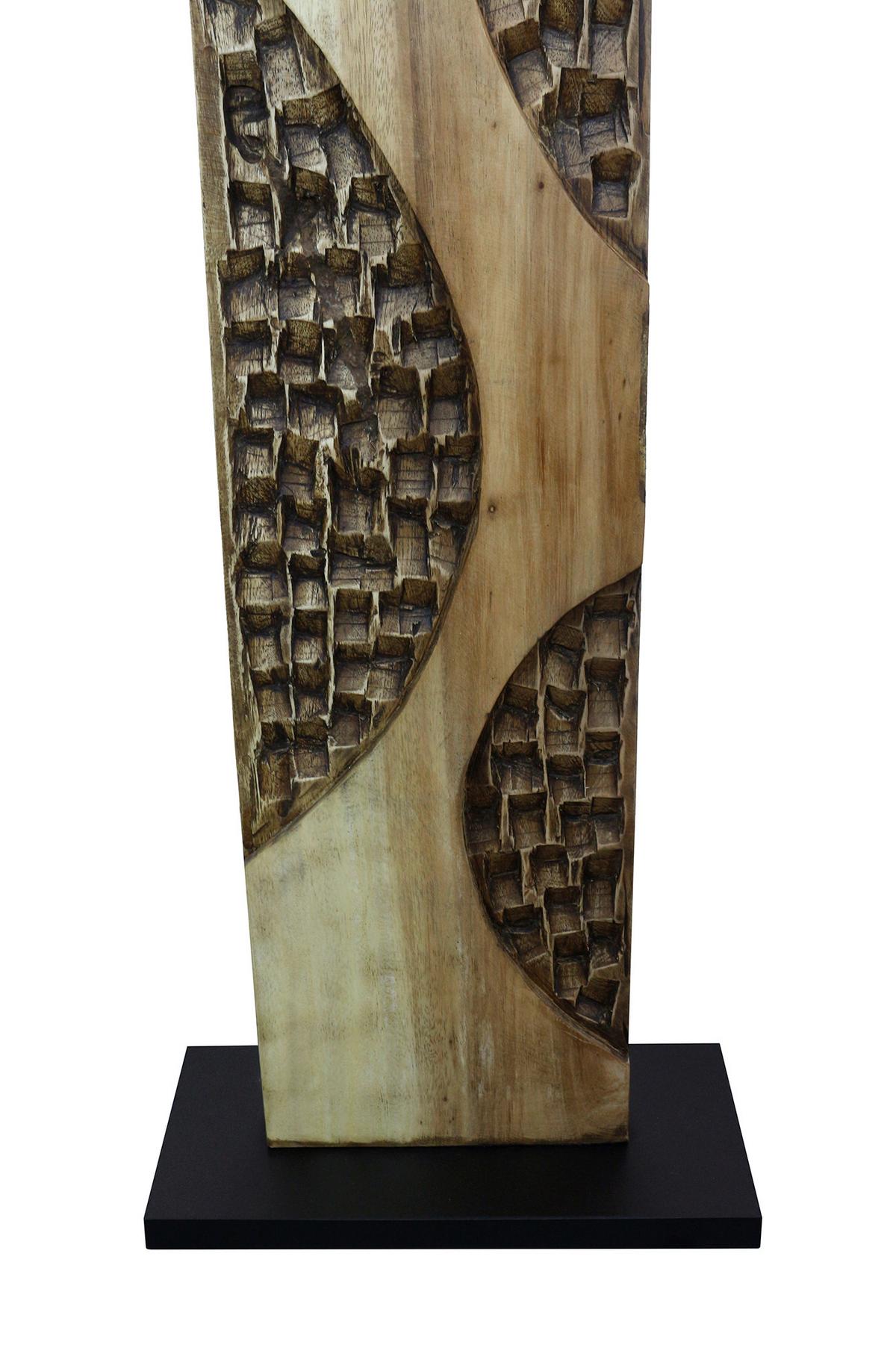 Stoječa Svetilka Acacia - črna/bela, Design, kovina/tekstil (40/171/20cm) - P & B