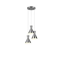 Pendelleuchte Enzo Chromfarben max. 28 Watt - Chromfarben/Nickelfarben, Basics, Metall (41/150cm)