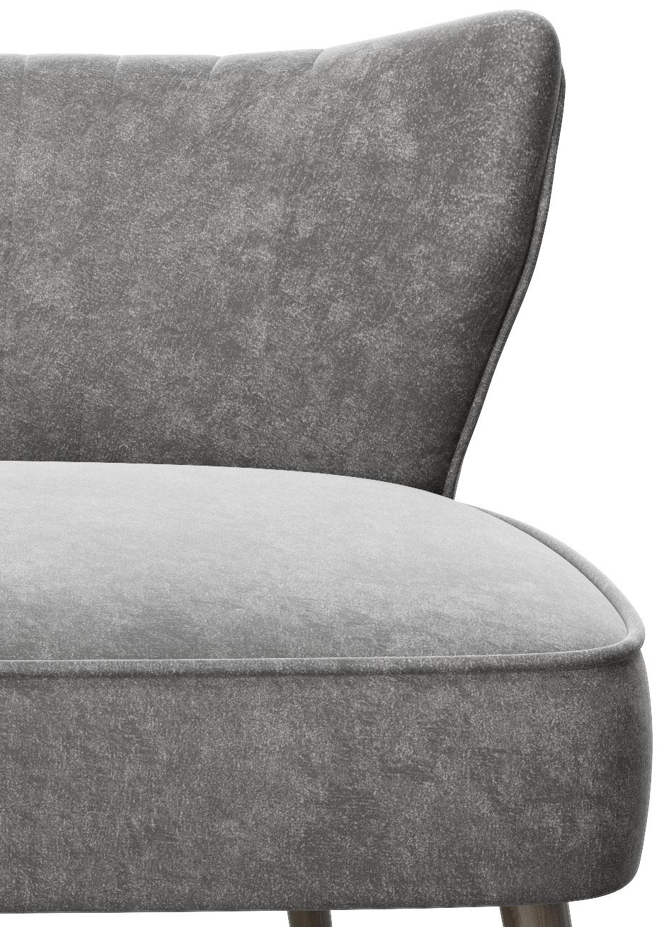 2-Sitzer-Sofa Kelly Anthrazit Vintage-Design online kaufen ➤ mömax