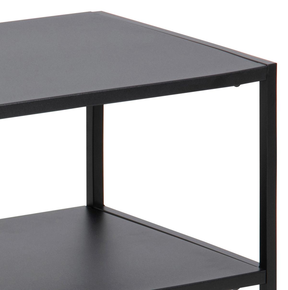 REGAŁ NA BUTY NEWTON -TREND- - czarny, Trend, metal (70/45,5/33cm) - MID.YOU