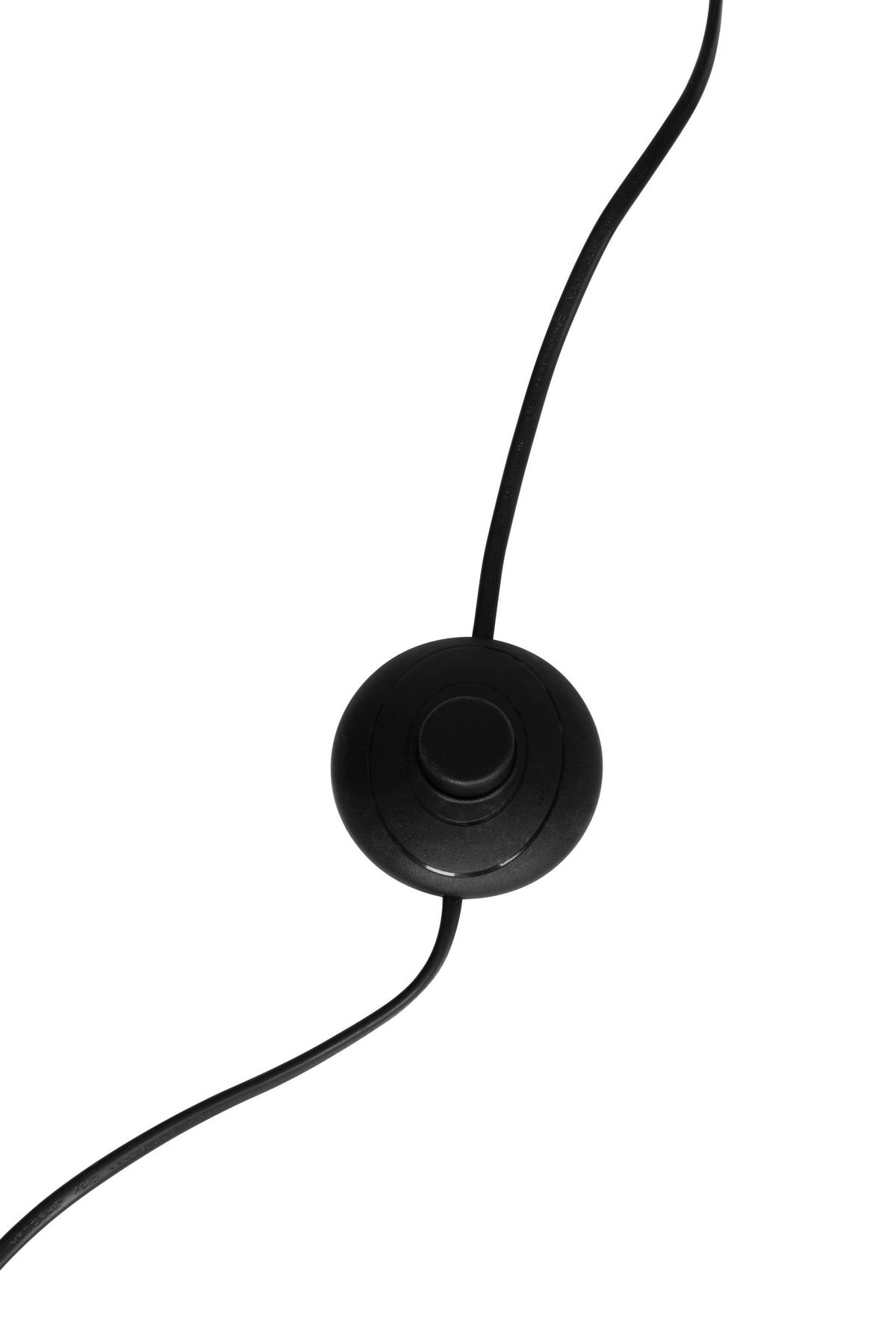 LAMPA STOJĄCA SACRAMENTO *SBN* - czarny, Basics, tworzywo sztuczne/metal (30/165cm) - Novel