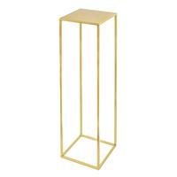 Blumenständer Goldfarben - Goldfarben, Basics, Metall (19/77/19cm)