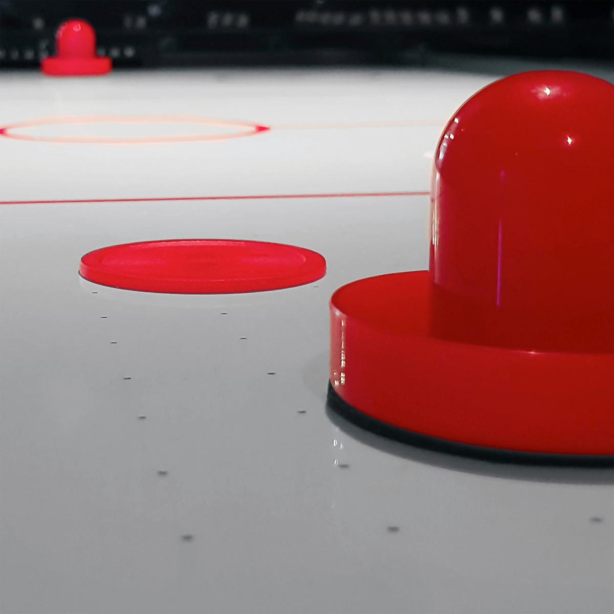 Airhockeytisch Icing, klappbar - Schwarz, KONVENTIONELL, Holz (73/79/152cm) - Ambia Garden