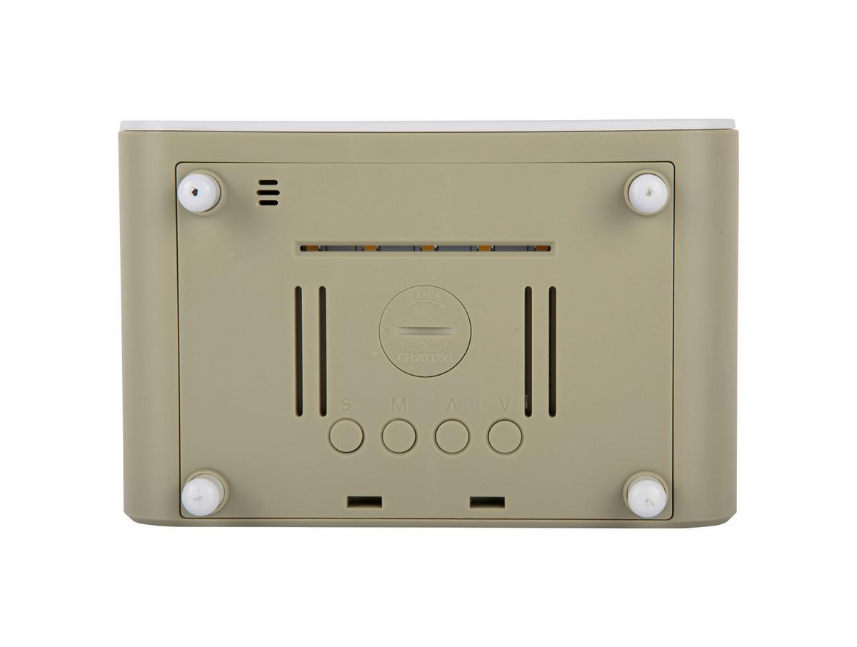 BUDZIK CHUNKY LED - szałwiowy, Basics, tworzywo sztuczne (17/11/9cm) - Karlsson