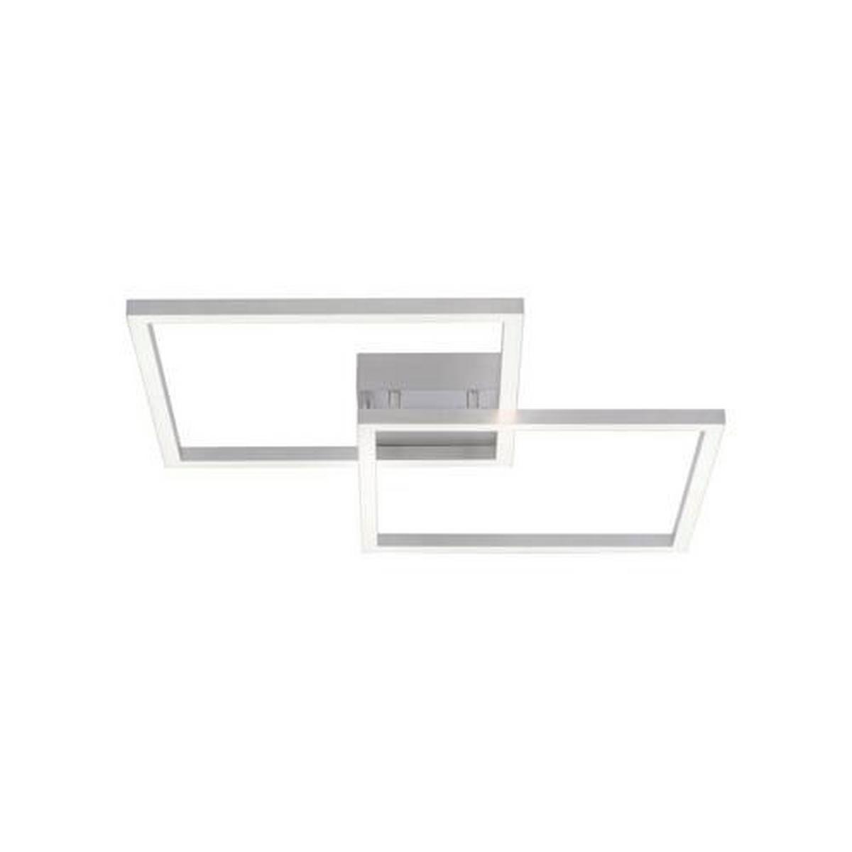 LED-Deckenleuchte Maxi max. 12,5 Watt - Silberfarben, Kunststoff/Metall (63/63/8,5cm)