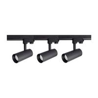Schienensystem-strahler Lp-732-3w Bk Ice Set 3 - Schwarz, Konventionell, Metall (15/150/15cm)