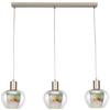 HÄNGLAMPA RENI - champagne/multicolor, Modern, metall/glas (86/18/120cm)