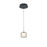 LAMPA WISZĄCA LED 20648/1-39 KLARA - antracytowy, Basics, metal (26/60-180cm) - elements by BANKAMP