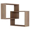 Eckregal RING Eichefarben ca. 60x68x20 cm - Eichefarben, Design, Holzwerkstoff (60/68/20cm) - Livetastic