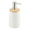 TVÅLPUMP EDNA - vit/nickelfärgad, Modern, plast/keramik (8,5cm) - Mömax