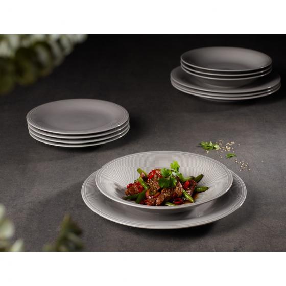 TALERZ DO ZUPY COLOR LOOP STONE VILLEROY&BOCH - szary, Konventionell, ceramika (23cm) - like.Villeroy & Boch