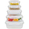 Set Posod Za Shranjevanje Jenny - prosojna/prozorna, umetna masa/steklo - Mömax modern living