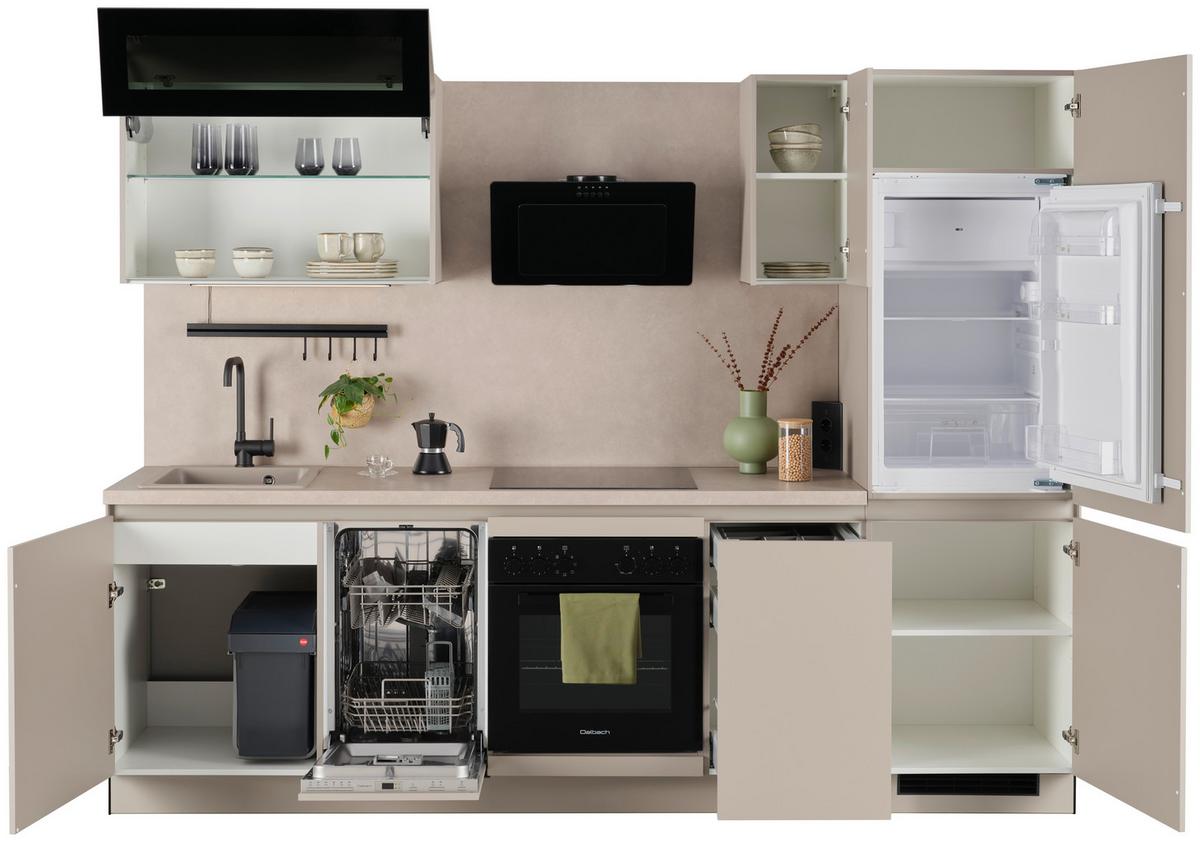 Kuhinsjki Blok Win - krem barve, Moderno, leseni material (270cm) - Express-Kuechen