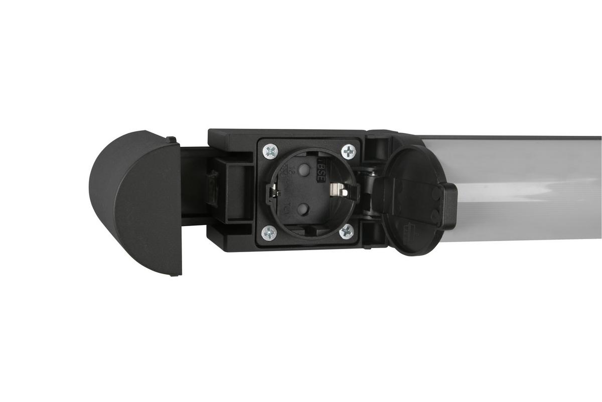 LED-Wandleuchte Piera Schwarz matt max. 16 Watt - Schwarz, Basics, Kunststoff/Metall (79/5,5/7cm) - Trio Leuchten