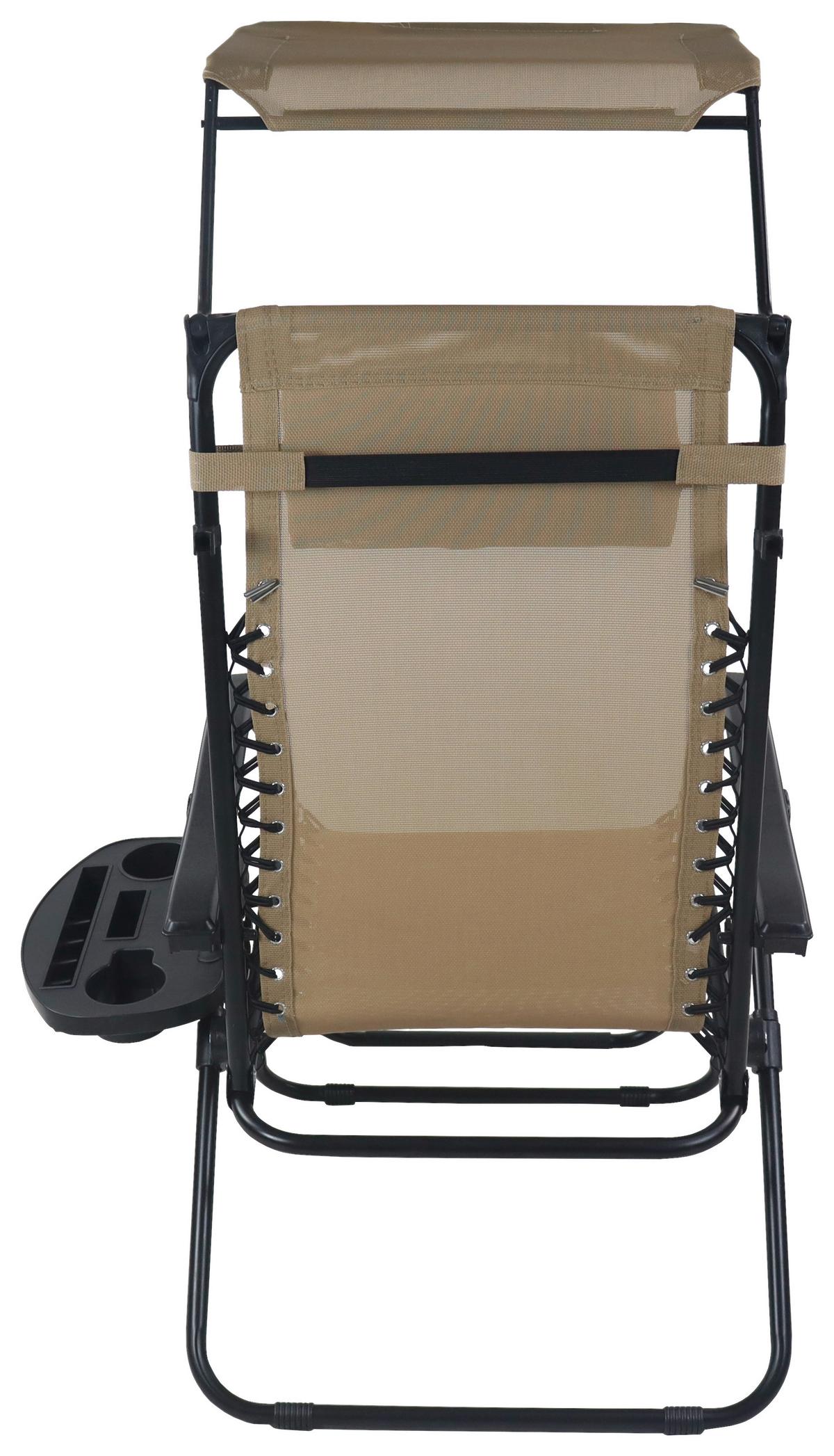 GARTENLIEGE MALTOSA XL - Beige, Modern, Textil/Metall (64/133/91cm) - Gardenson