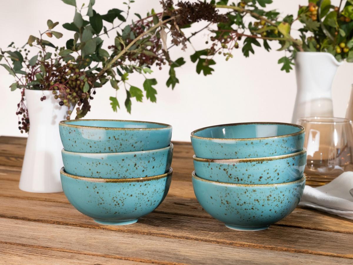 Dipschalenset 22075 Nature Collection - Türkis, Trend, Keramik (11,5cm) - Creatable
